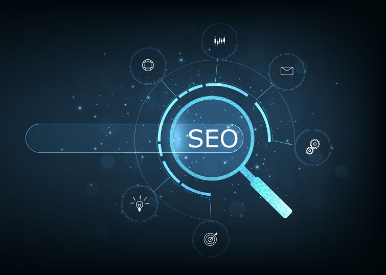 SEO-searching SEO inside magnifying glass